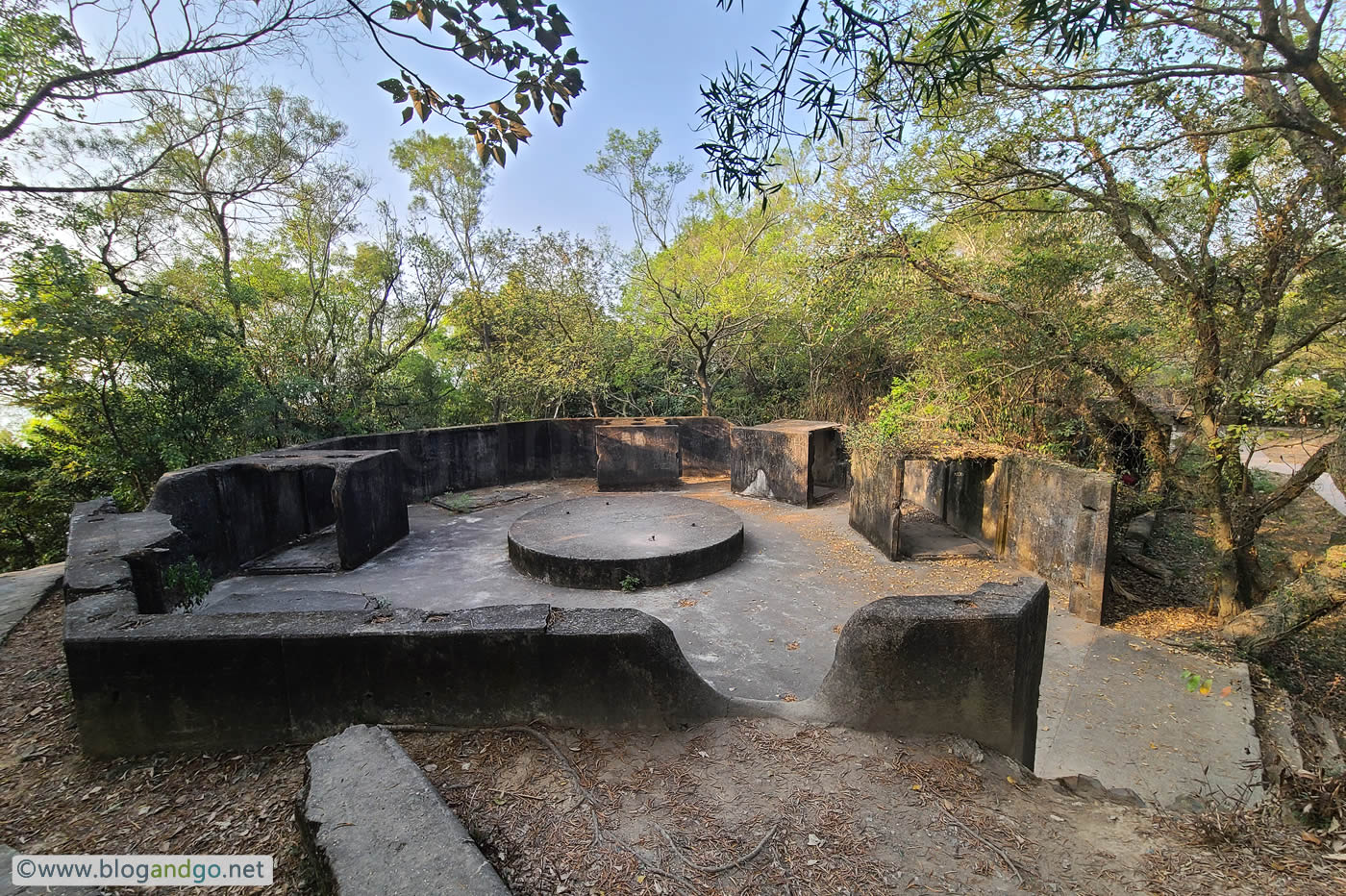 Pinewood Battery - No.2 Gun Platform